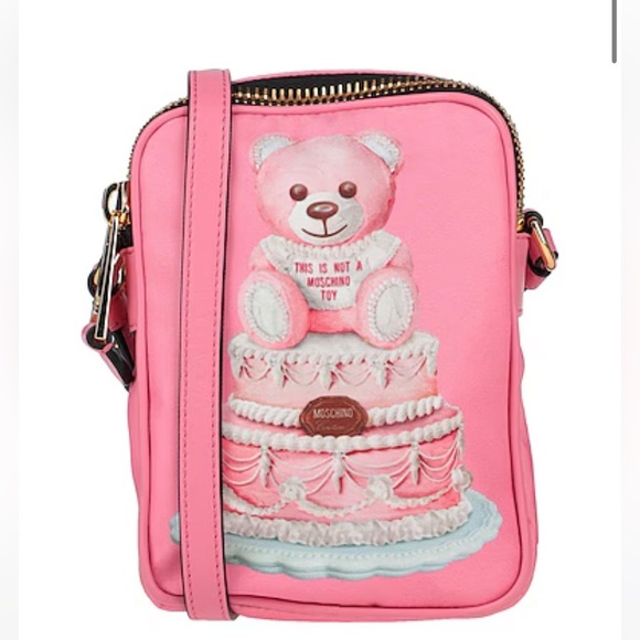 NWT in dust bag MOSCHINO
Bear this is not a toy CROSS-BODY BAG in pink - Picture 3 of 4